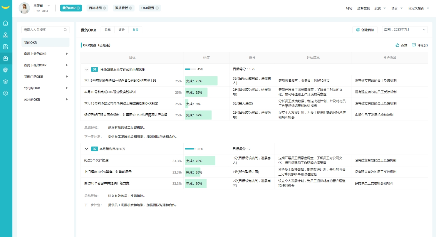 okr績效系統