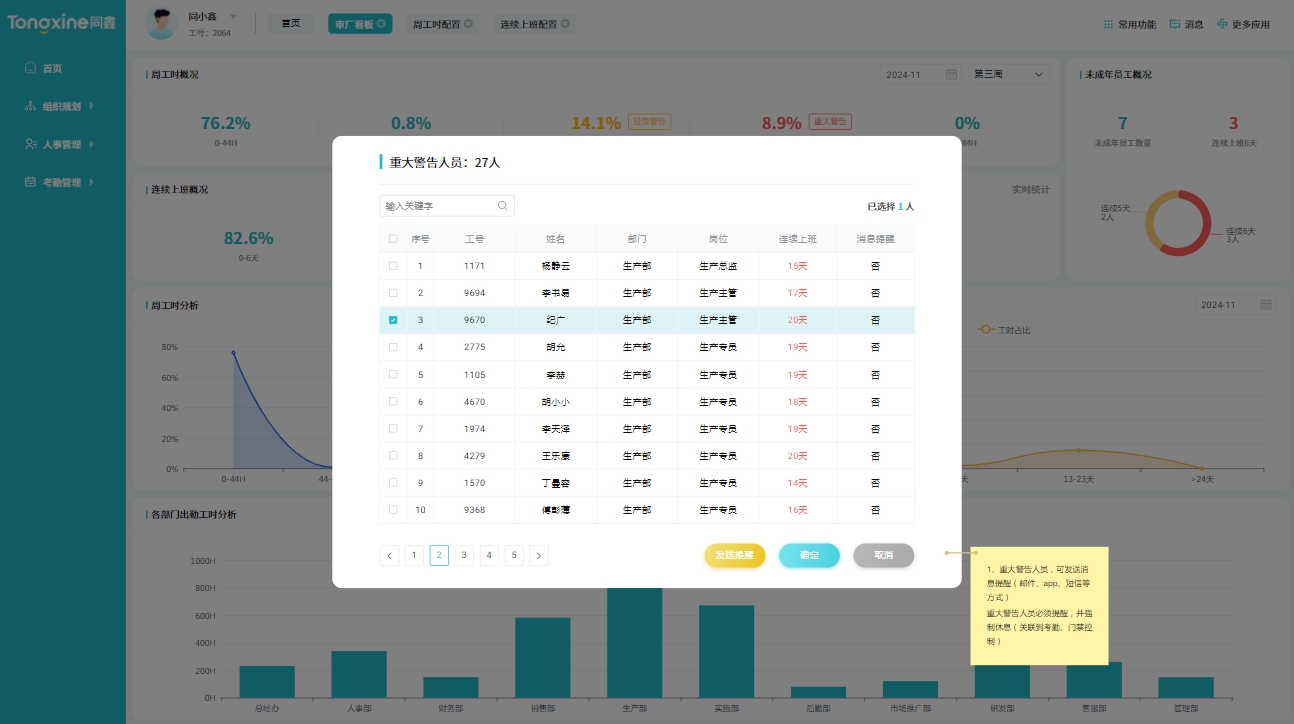 驗廠考勤系統